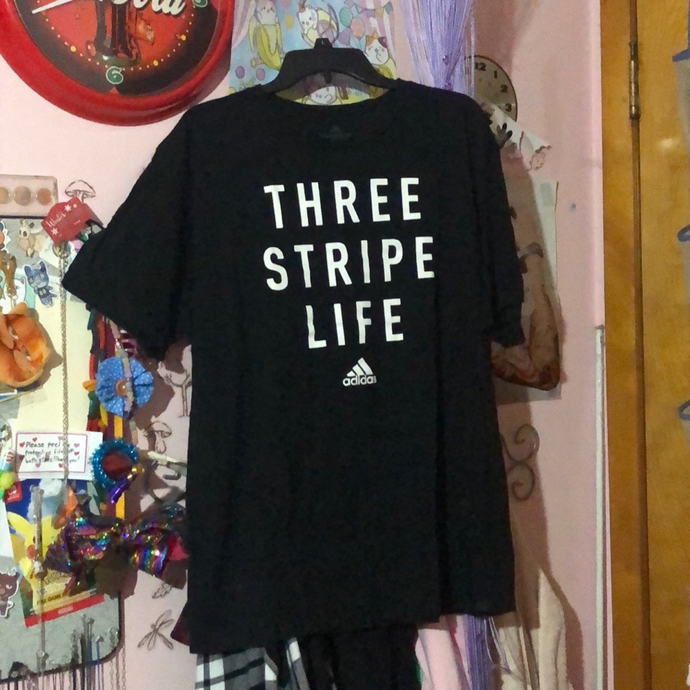 Adidas Three Stripe Life Tee